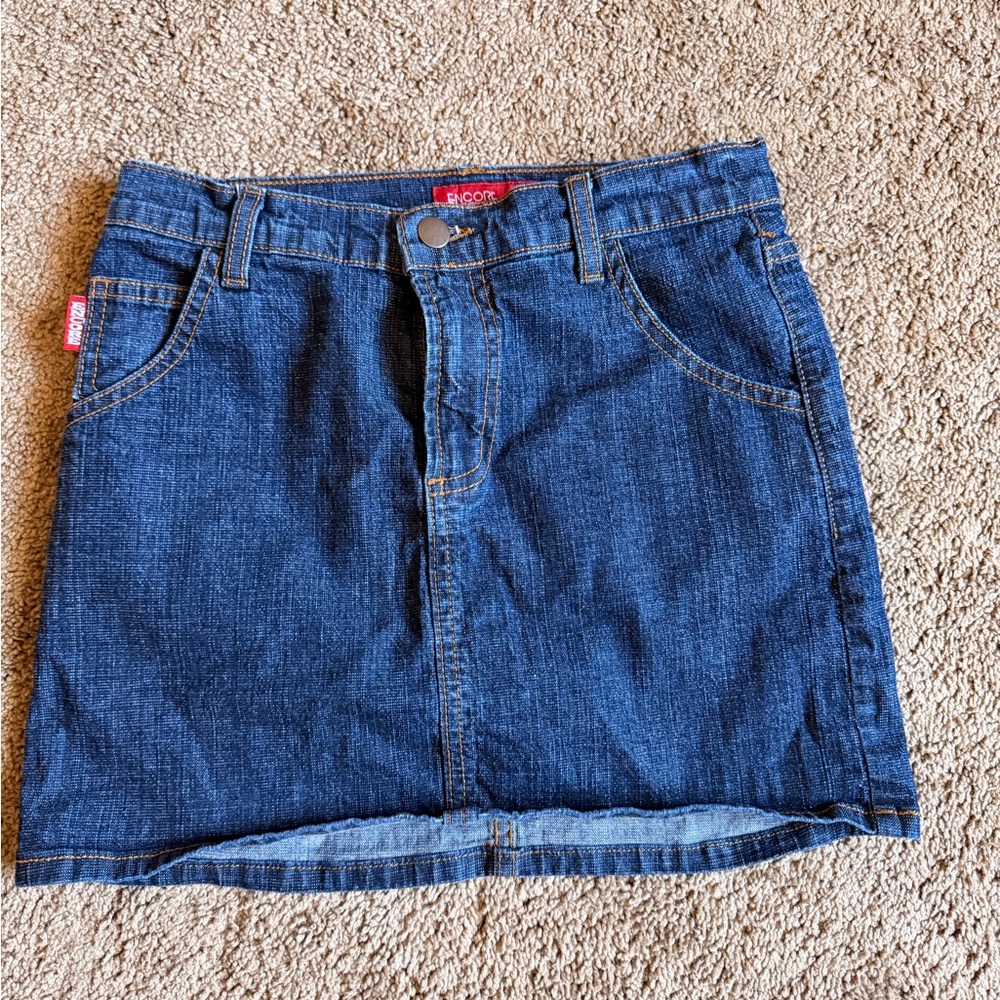 Womens denim skirt